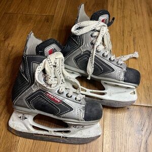 Easton Black and White Ice Hockey Skates